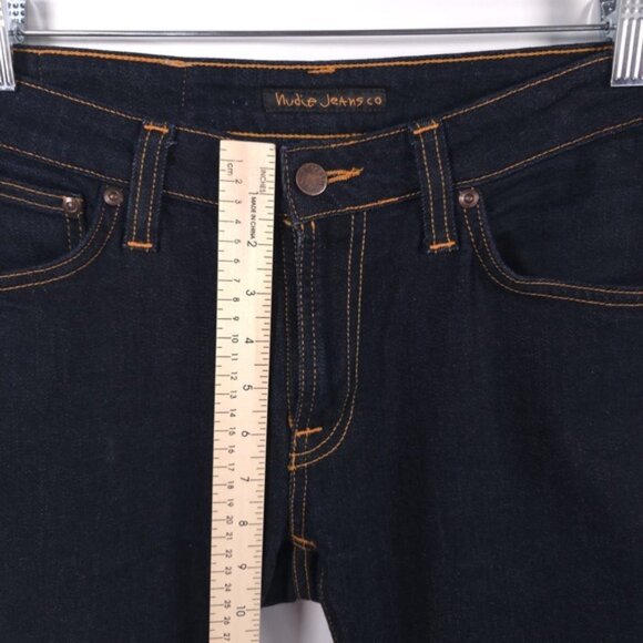 Nudie Jeans ORGANIC COTTON Skinny Lin Dry Deep Orange 1005149 Size 30x30 - Picture 8 of 12